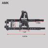 6x6 RC Crawler Body Metal Chassis Frame Kit with Shock Towers and Bumper Mount for 1/10 RC Crawler Ax-ial SCX10 90046 90047 Upgrade Part view 4