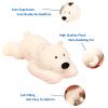 Doireum Weighted Stuffed Animals, Polar Bear Stuffed Animal Toy White Bear Weighted Plush Animals Throw Pillow Gifts for Boys Girls, 11.8 inch view 3