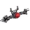 Aluminum Alloy Complete Front CNC Axle Set 30T/8T for 1/10 RC Crawler AR44 SCX10 II 90047 90046 AX90060 Builders Kit Upgrade(Gray Axle Set) view 2