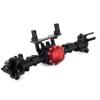 Aluminum Axles Set fo for 1/10 RC Crawler AR44 SCX10 II 90047 90046 AX90060 Builders Kit Upgrade RC Crawler Car (Black Axle Set) view 2
