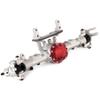 1/10 Aluminum Alloy Complete Front CNC Axle Set 30T/8T RC Crawler AR44 SCX10 II 90047 90046 AX90060 Builders Kit Upgrade (Silver Axle Set) view 3