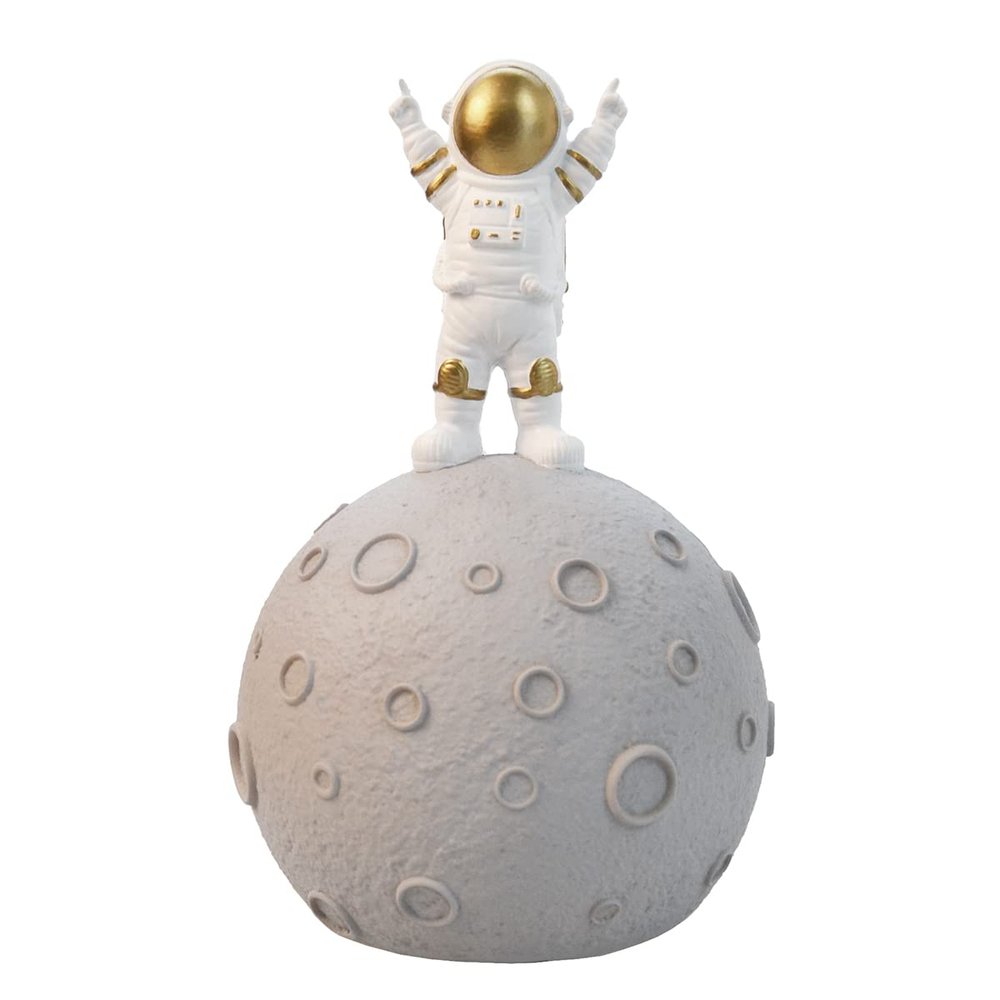 Gaolinci Astronaut & Planet Coin Bank, Money Box, Piggy Bank, Space Theme Decorations