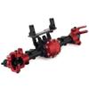 Aluminum Alloy 1/10 RC Crawler AR44 SCX10 II 90047 90046 AX90060 Builders Kit Upgrade (Red Axle Set) view 2