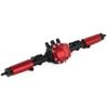 Aluminum Alloy 1/10 RC Crawler AR44 SCX10 II 90047 90046 AX90060 Builders Kit Upgrade (Red Axle Set) view 3