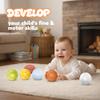 ROHSCE Baby Sensory Balls, Soft Rubber Balls for Toddlers 1-3, Montessori Sensory Bath Toys 6 to 12 Months, Kids Soccer Ball, Sport & Outdoors Baby Ball, 6 Rubber Soft Toys for Kids view 2