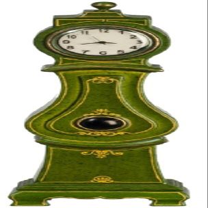 Melody Jane Dolls Houses Dollhouse Green Antique Mora Working Clock JBM Miniature Hall Furniture 1:12
