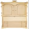 Melody Jane Dolls Houses Dollhouse Chinoiserie Bureau Desk JBM Miniature Unfinished Study Furniture 1:12 view 1