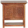 Melody Jane Dolls Houses Dollhouse Credenza Cabinet Jacobean JBM Miniature Walnut Dining Room Furniture view 1