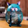 Ailgely Metal Cat Piggy Bank,Cat Coin Bank Coin Box for Adults Kids,Cute Animal Money Bank,Handcrafts Decoration for Cat Lovers Birthday view 2