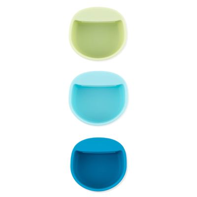 Bumkins Baby Silicone Little Dippers, Attaches to Bowls, Dishes and Plates, Sauce Cup, Holds Condiments, Dip, Puree, Toppings, Baby Led Weaning, Essential Feeding Supplies, for Babies 6 Months Up