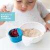 Bumkins Baby Silicone Little Dippers, Attaches to Bowls, Dishes and Plates, Sauce Cup, Holds Condiments, Dip, Puree, Toppings, Baby Led Weaning, Essential Feeding Supplies, for Babies 6 Months Up view 3