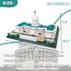 ArtorBricks Architectural United States Capitol Building Collection Building Set Model Kit and Gift for Adults (1074 Pieces) view 2