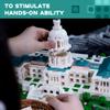 ArtorBricks Architectural United States Capitol Building Collection Building Set Model Kit and Gift for Adults (1074 Pieces) view 4