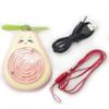 HAND Fun Fruit Handheld Electric Fan with Maze Puzzle Game, USB Charger and Lanyard - 11 x 8 cm view 1