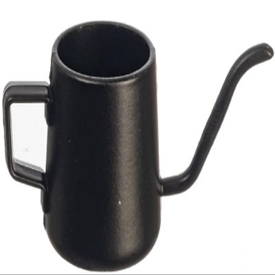 Melody Jane Dolls Houses Dollhouse Black Watering Can Miniature Garden Accessory 1:12 Scale