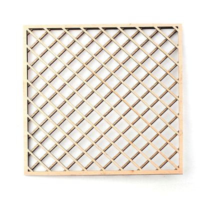 Melody Jane Dolls Houses Dollhouse Large Trellis Wall Panel Miniature Bare Wood Garden Accessory 1:12