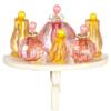 Melody Jane Dollhouse Perfume Set with a White Shelf Miniature Bedroom Accessory 1:12 view 1
