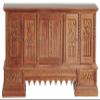 JBM Miniatures Dollhouse Credenza Sideboard Jacobean Walnut Dining Furniture view 1