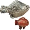 Melody Jane Dollhouse Set of 2 Fish Miniature Garden Pond Accessory or Wall Ornament view 1