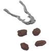 Melody Jane Dolls Houses Dollhouse Silver Nut Cracker & Nuts Miniature Dining Christmas Accessory 1:12 view 1