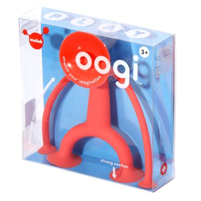 Fat Brain Toys Oogi by MOLUK - Red - Open-Ended Fidget Toy for Kids, Teens, Adults
