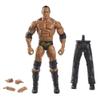 Mattel WWE The Rock WrestleMania Elite Collection Action Figure with Accessory & "Mean" Gene Okerlund Build-A-Figure Parts, 6-inch view 1