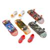 Hot Wheels Skate Tony Hawk Set of 4 Fingerboards & 2 Pairs of Removable Skate Shoes, Tricked Out Pack of Fully Assembled Boards, 1 Exclusive Set view 2