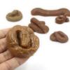 6 pieces real fake poo novelty floating fake poo toy, April Fool's Day prank, Gag Toyscat fake poo, Fake shit, many shapes animal poo.Brown view 4