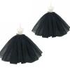 2pcs/lot Fashion Petticoat for 11.5" 1/6 Doll Slip Wedding Dress Underskirt Clothes Outfits 1/6 BJD Dollhouse Accessories (2pcs Black Slip) view 1