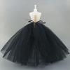 2pcs/lot Fashion Petticoat for 11.5" 1/6 Doll Slip Wedding Dress Underskirt Clothes Outfits 1/6 BJD Dollhouse Accessories (2pcs Black Slip) view 3