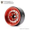 TREAL 1.9" Beadlock Wheel Rims (4pcs) for 1:10 RC Crawler Axial SCX10 III SCX10 II TRX-4 RC Car -Type M (Red) view 4
