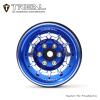 TREAL 1.9" Beadlock Wheel Rims (4pcs) for 1:10 RC Crawler Axial SCX10 III SCX10 II TRX-4 RC Car -Type M (Blue) view 3
