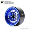 TREAL 1.9" Beadlock Wheel Rims (4pcs) for 1:10 RC Crawler Axial SCX10 III SCX10 II TRX-4 RC Car -Type M (Blue) view 4
