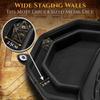 Soar Forge Dice Tray for DND and RPG - Premium Celtic Knot and Dragon Design - Perfect Rolling Tray to Protect Dice for D&D - Compatible with Dungeons and Dragons and Other RPG view 3