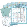 ZEDEV Blue Shower Bingo Game, Party Games with 24 Players, Family Activities, Bingo Cards for Party Supplies, Party Favors Gifts for Young Adults - blue06 view 1