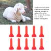 10pcs Lamb Milk Nipple,plplaaoo Nipple for Goats, Drink Nipples,Soft Rubber Replacement Lamb Nipples for Sheep Goat Small Animal for Nursing Lambs and Goat Kids, Lamb Milk Nipple Sheep Milk Drink view 4