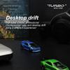 FLYCOLOR Turbo Racing 1:76 Scale Drift RC Car with Gyro Mini Full Proportional RTR 2.4GHZ Remote Control with 2 Replaceable Body Shell (C64-Green) view 3