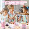 Kitchen Appliances Toys, Kids Play Kitchen Accessories Set, Pretend Kitchen Toys for Kids Ages 4-8, Coffee Maker, Mixer, Toaster with Realistic Lights & Sounds, Gift for Girls Ages 3+ view 2