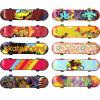 ceiba tree 30Pack Valentines Day Cards with Finger Skateboards for Kids Classroom Exchange Happy Valentines Day Party Favors view 2