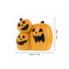 NOLITOY 4 Pcs Thanksgiving Day Miniature Pumpkin Figurine, Resin Pumpkin Dolls Ornament Statue for Indoor Haunted House Party Decoration and Spooky Celebrations view 4