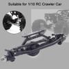 CNC Aluminum Alloy Complete Front Axle for 1/10 RC Crawler RC4WD Ge-Lande II TF2 D110 Yo-ta II Axles (Black) view 2