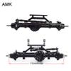 CNC Aluminum Alloy Complete Front Axle for 1/10 RC Crawler RC4WD Ge-Lande II TF2 D110 Yo-ta II Axles (Black) view 4