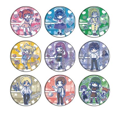 Tokyo Mewu NYU~02 Candy Art Can Badge, Box of 9