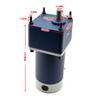 Mini DC Gear Motor Worm Gear Gearbox Worm Gear Reducer RV Motor High Torque DIY Miniature Motor with Bracket 120W (DC24V 100RPM) view 2