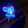 PURFEEL Girls Led Light up Angel Wings Kids Butterfly Wings Costume 4Pcs Sets Blue view 4