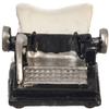 Dollhouse Black & White Typewriter Miniature Study Office Accessory 1:12 view 1