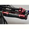 GPM for TRAXXAS 1/8 4WD Sledge Monster TRUCK-95076-4 Aluminum Alloy 7075-T6 Wave Feet + Positive and Negative Teeth Adjustable Stainless Steel Front Steering Rod view 2