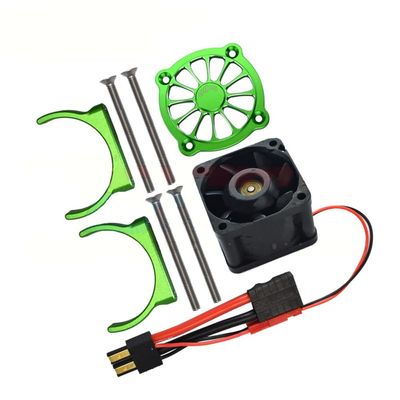 GPM for TRAXXAS 1/8 4WD Sledge Monster TRUCK-95076-4 Aluminum Alloy Motor Radiator with Imported Fan (Super Wind)