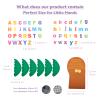 CHEFAN Tree and Letter Props from The Childhood Favorite Book, Felt Numbers and Letters view 2