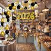 2026 Balloons New Year Balloons Kit Decorations 2026 Happy New Year Party Supplies 2026 Foil Balloon Banner Tassel Latex Balloon, Gift for New Year Decor Backdrop (Champagne Set) view 4